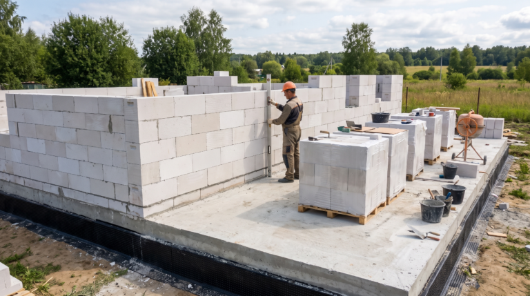 Критические ошибки при строительстве дома из газобетона: разбор и рекомендации